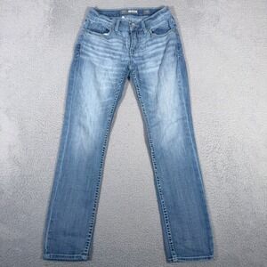 BKE Buckle Jeans Mens 29R 29x30 Alec Straight Stretch Western Denim Light Wash